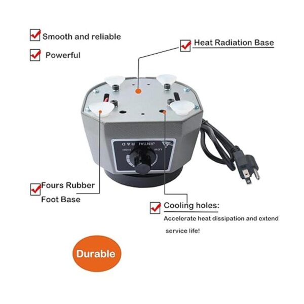 Lab Vibrator 4 Round Shaker Oscillator Gypsum Mixing_3