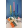 Lacaser Nature Juego de 7 pares de velas cónicas de cera_3