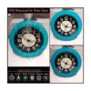 LXSZRPH Reloj de ducha luminoso de baño de pared