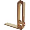 LYFJXX Abrazadera de costura de cuero de madera para