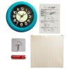 LXSZRPH Reloj de ducha luminoso de baño de pared