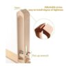 LYFJXX Abrazadera de costura de cuero de madera para