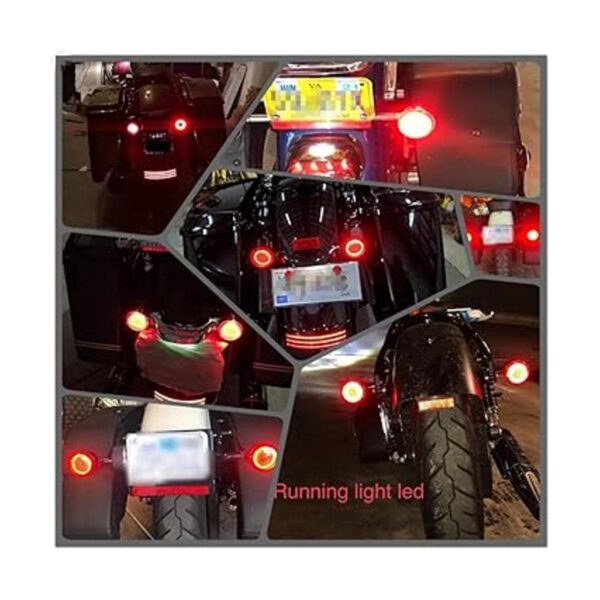 LXLIGHT Par de luces de freno traseras estilo bala de 2_3