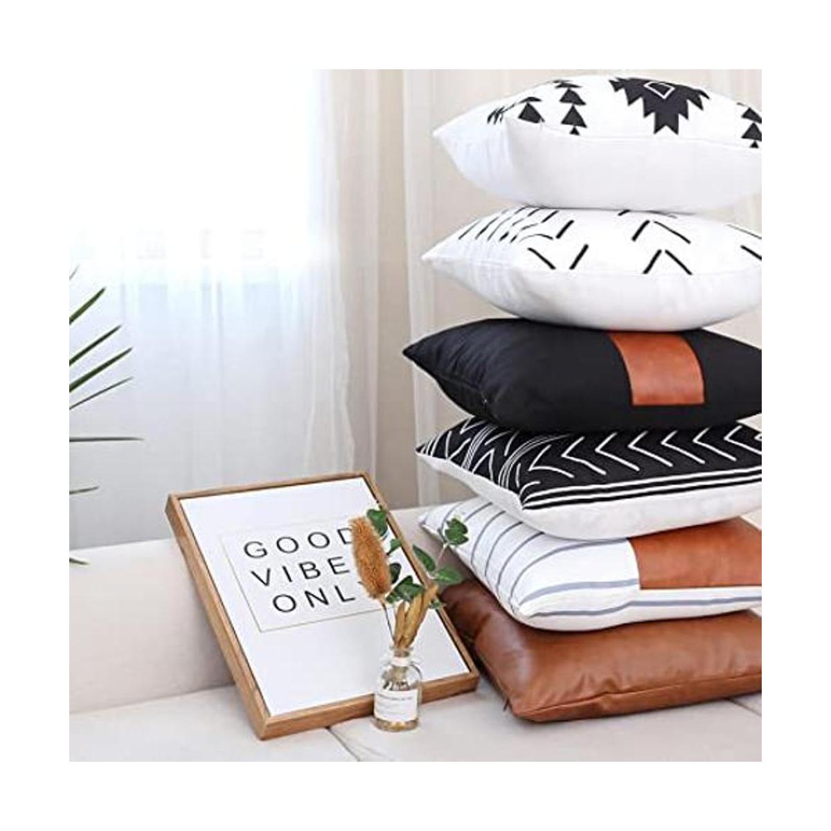 LYDTICK Paquete de 6 fundas de almohada bohemias de 18 x