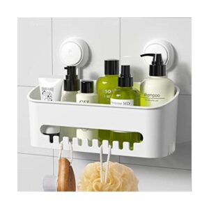 LUXEAR Estante de ducha extraíble con ventosa sin_1