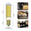LUHMQ E14 bombillas LED E14 3 unidades base de rosca