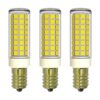 LUHMQ E14 bombillas LED E14 3 unidades base de rosca