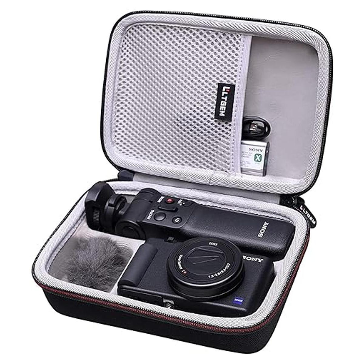 LTGEM Funda rígida para cámara Sony ZV1. Compatible con
