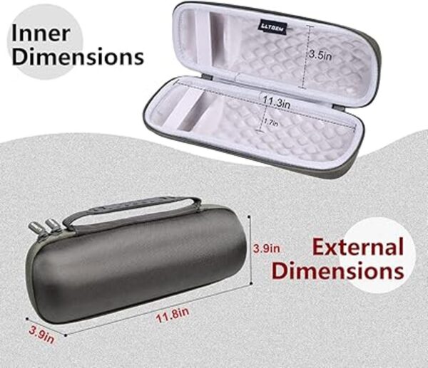LTGEM EVA Hard Carrying Case for JBL FLIP 6 FLIP 5