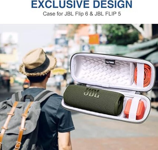 LTGEM EVA Hard Carrying Case for JBL FLIP 6 FLIP 5
