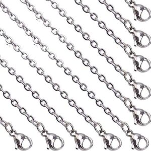LPBeads Collar de cadena de acero inoxidable con cierre de
