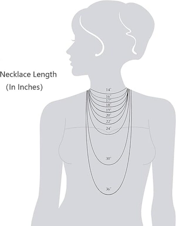 LPBeads Collar de cadena de acero inoxidable con cierre de