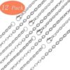 LPBeads Collar de cadena de acero inoxidable con cierre de