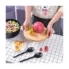 LOVYANXUE Tazón de ensalada de fibra de bambú con