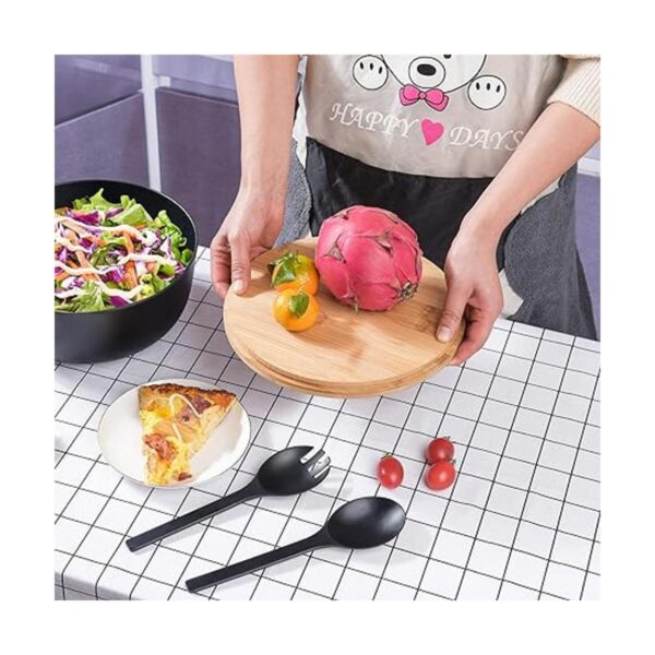 LOVYANXUE Tazón de ensalada de fibra de bambú con