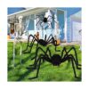 LOVKIZ Decoraciones de araña gigante de Halloween paquete_6