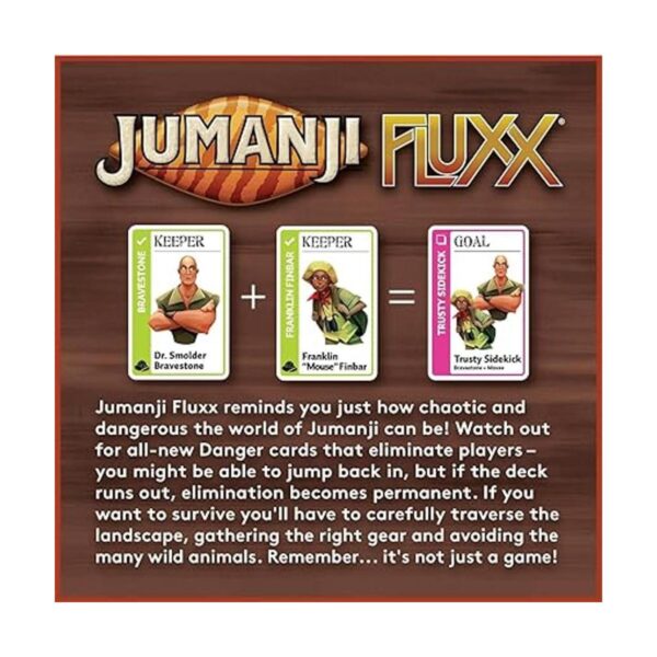 LOONEY LABS Jumanji Fluxx Juego de cartas El mejor juego_3