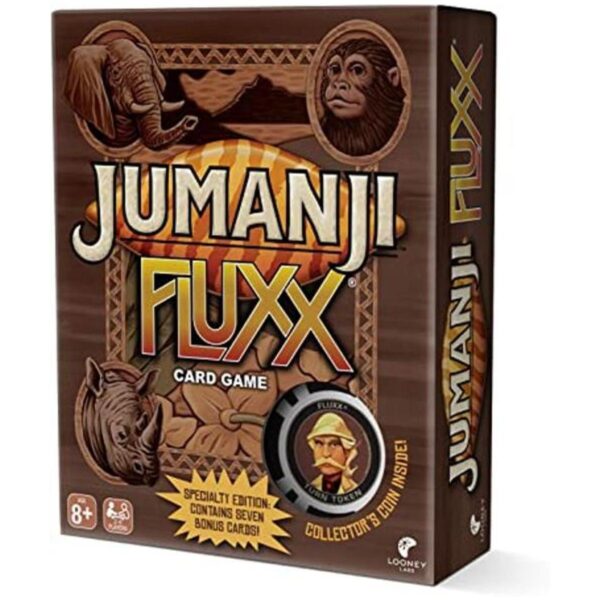 LOONEY LABS Jumanji Fluxx Juego de cartas El mejor juego_1