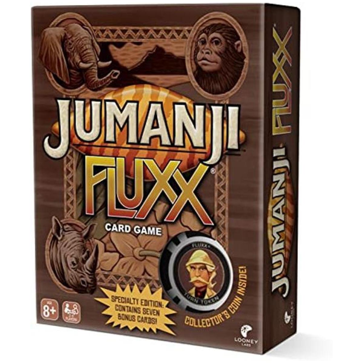 LOONEY LABS Jumanji Fluxx Juego de cartas El mejor juego
