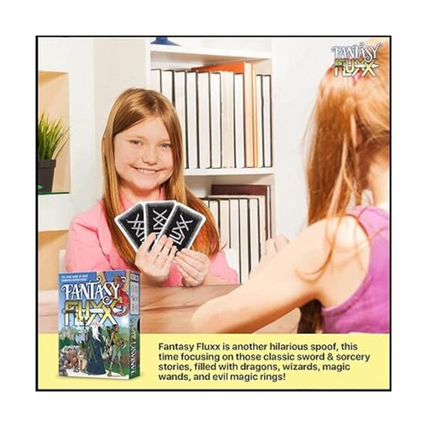 LOONEY LABS Fantasy Fluxx Juego de cartas Divertidos_6