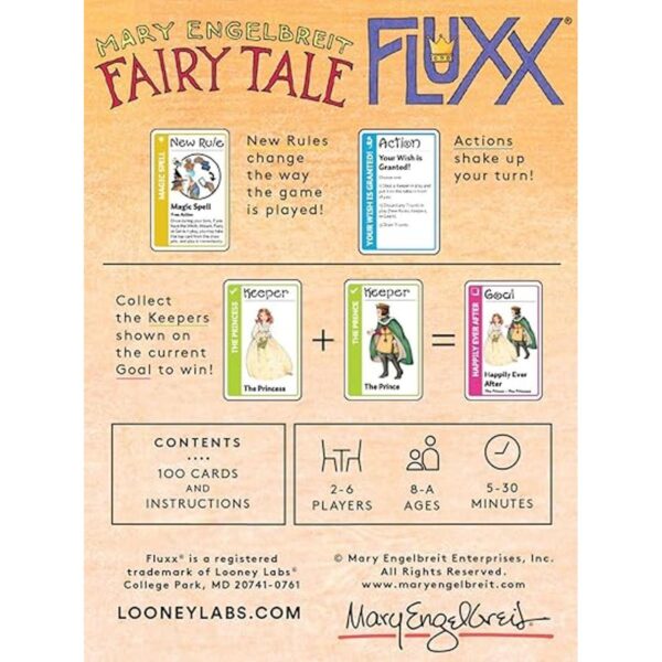 LOONEY LABS Fairy Tale Fluxx Los mejores juegos de cartas_2