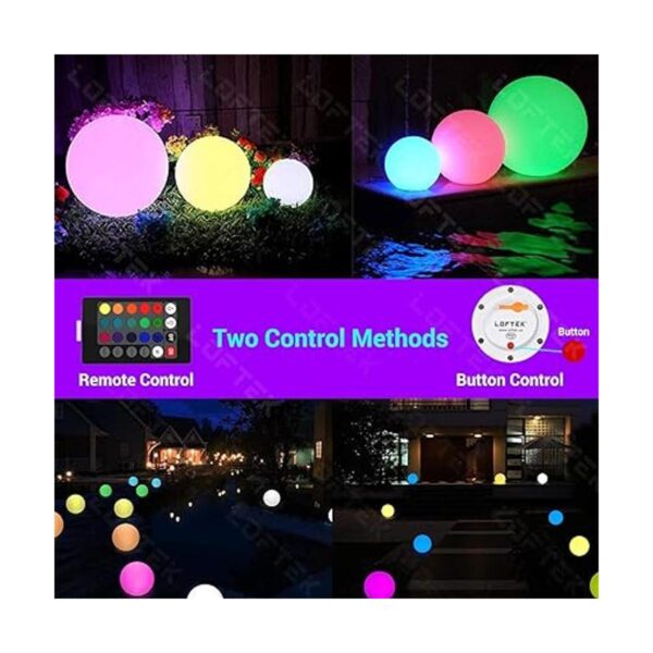 LOFTEK Bola de luces LED portátil regulable para piscina_5