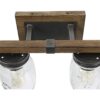 LNC Lámparas rústicas para baño iluminación de tocador de_4