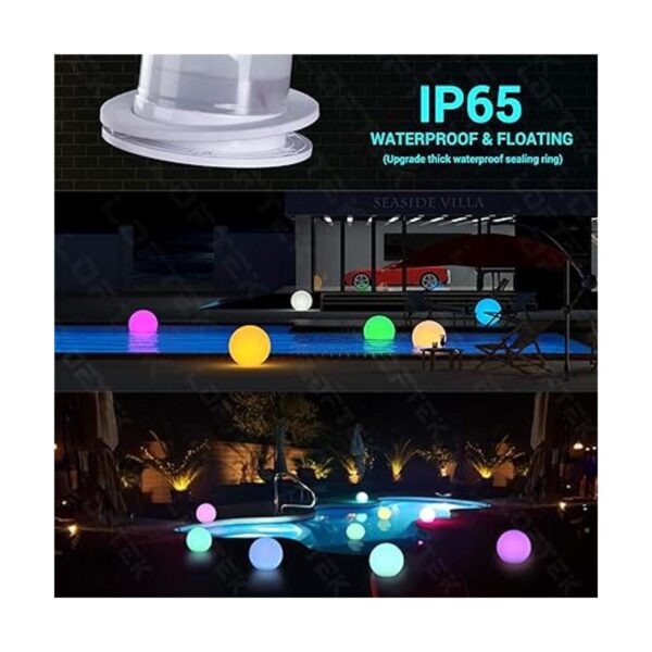 LOFTEK Bola de luces LED portátil regulable para piscina_3