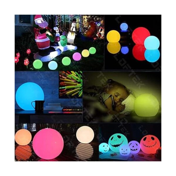 LOFTEK Bola de luces LED portátil regulable para piscina_6