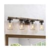LNC Lámparas rústicas para baño iluminación de tocador de_1