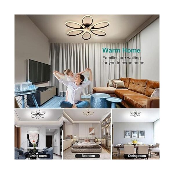 LOFAHS Moderna lámpara de techo LED con control remoto_2