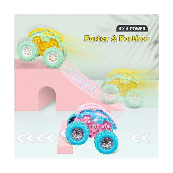LODBY Cute Push Go DoubleDirections Vehicles Sets for_4