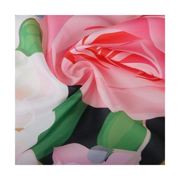 LIVILAN Cortinas de ducha rosas para baño cortina de_5