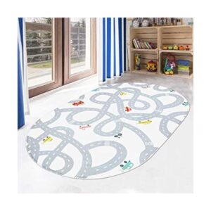 LIVEBOX Alfombra de tráfico de carretera para niños 4 x 6