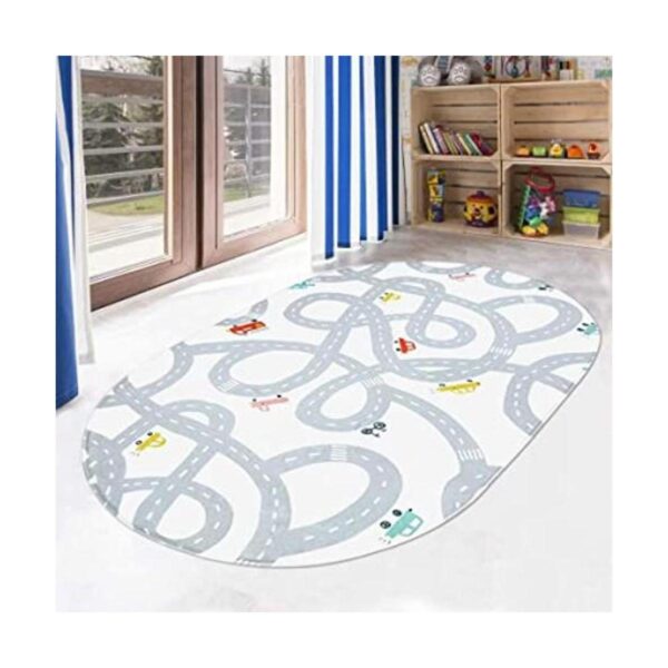LIVEBOX Alfombra de tráfico de carretera para niños 4 x 6