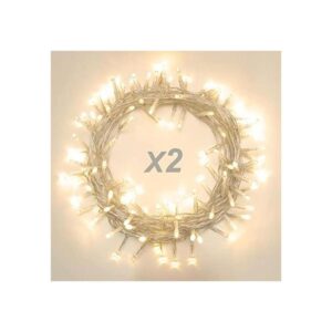 LIOPEED Paquete de 22.6 pies 66 luces LED alimentadas por_1