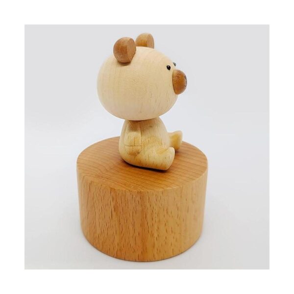 LILYXIN Mini caja de música de oso pequeño caja de música_4