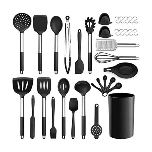LIANYU Juego de utensilios de cocina de cocina 35 piezas