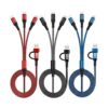 LHJRY Cable de carga múltiple 6 en 1 paquete de 3 cables_1