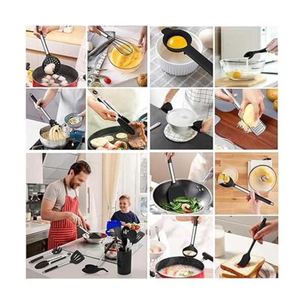 LIANYU Juego de utensilios de cocina de cocina 35 piezas