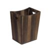 LIANTRAL Papelera de madera estilo rústico para baño_1