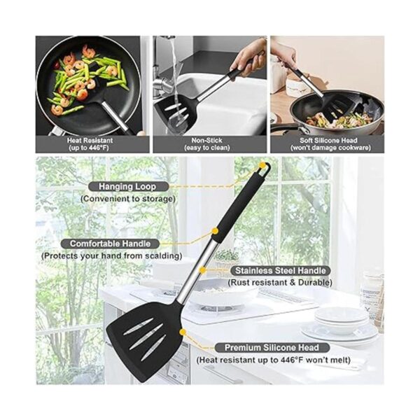 LIANYU Juego de utensilios de cocina de cocina 35 piezas