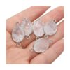 LHJ 10 piezas de piedra natural colgante conectores en