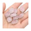 LHJ 10 piezas de piedra natural colgante conectores en