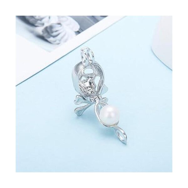 LGSY Colgantes de jaula de calavera para hacer joyas de