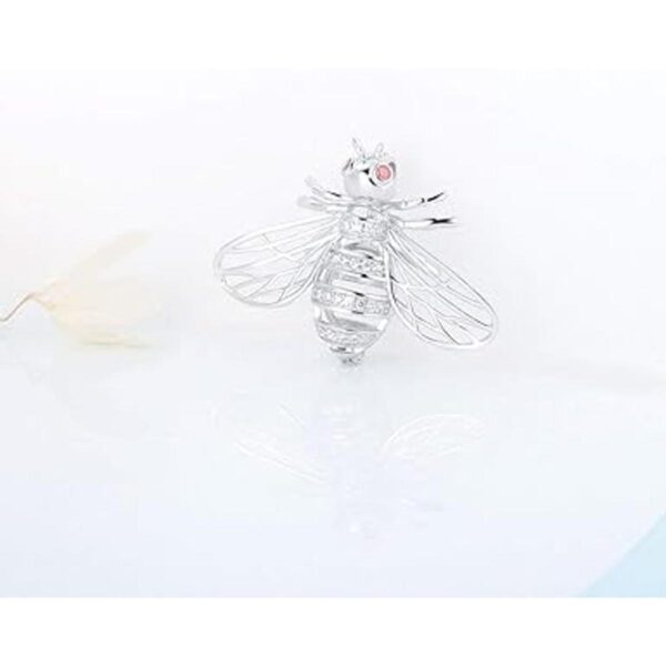 LGSY Colgantes de jaula de perlas de abeja de plata de ley_4