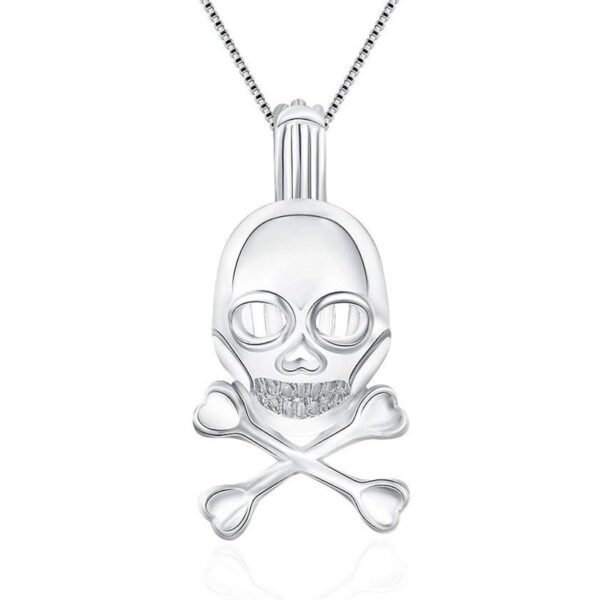 LGSY Colgantes de jaula de calavera para hacer joyas de