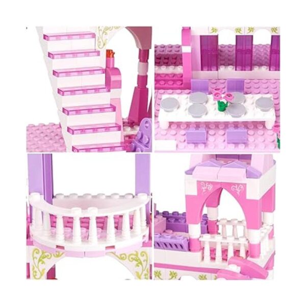 LEYI Bloques de construcción de castillo para niñas 361_3