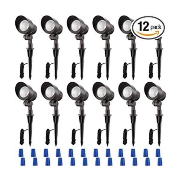 LEONLITE paquete de 12 luces LED de 4 W para exteriores_1