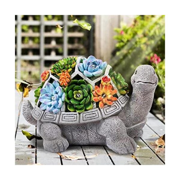 LESES Estatuas de jardín Figura ornamental de tortuga de_1